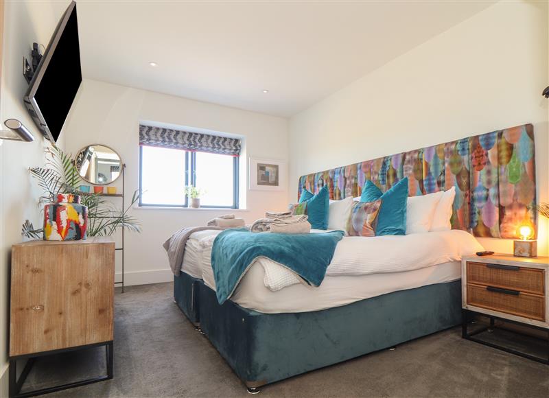 One of the 3 bedrooms at Sea Eden, Sennen