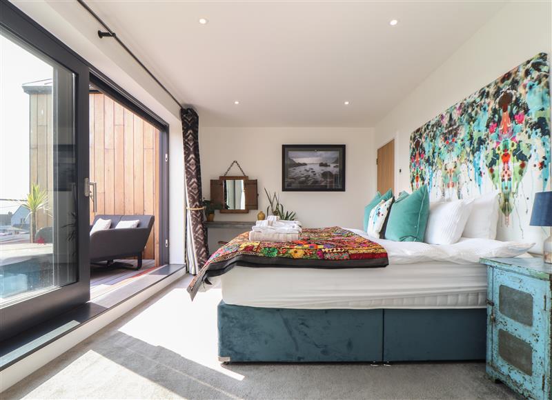 One of the bedrooms at Sea Eden, Sennen