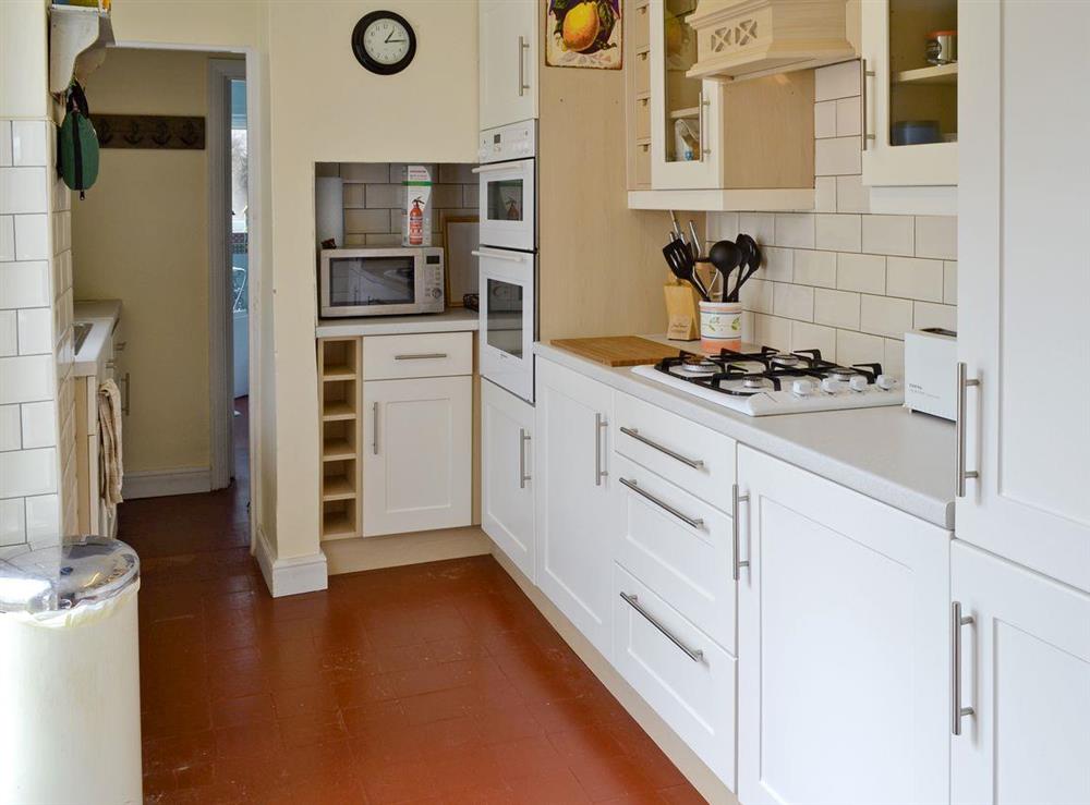 Well-equipped galley style kitchen at Sea Folly in Brightlingsea, Essex
