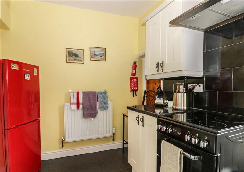 This is the kitchen at Sea Front Apartment, Hornsea