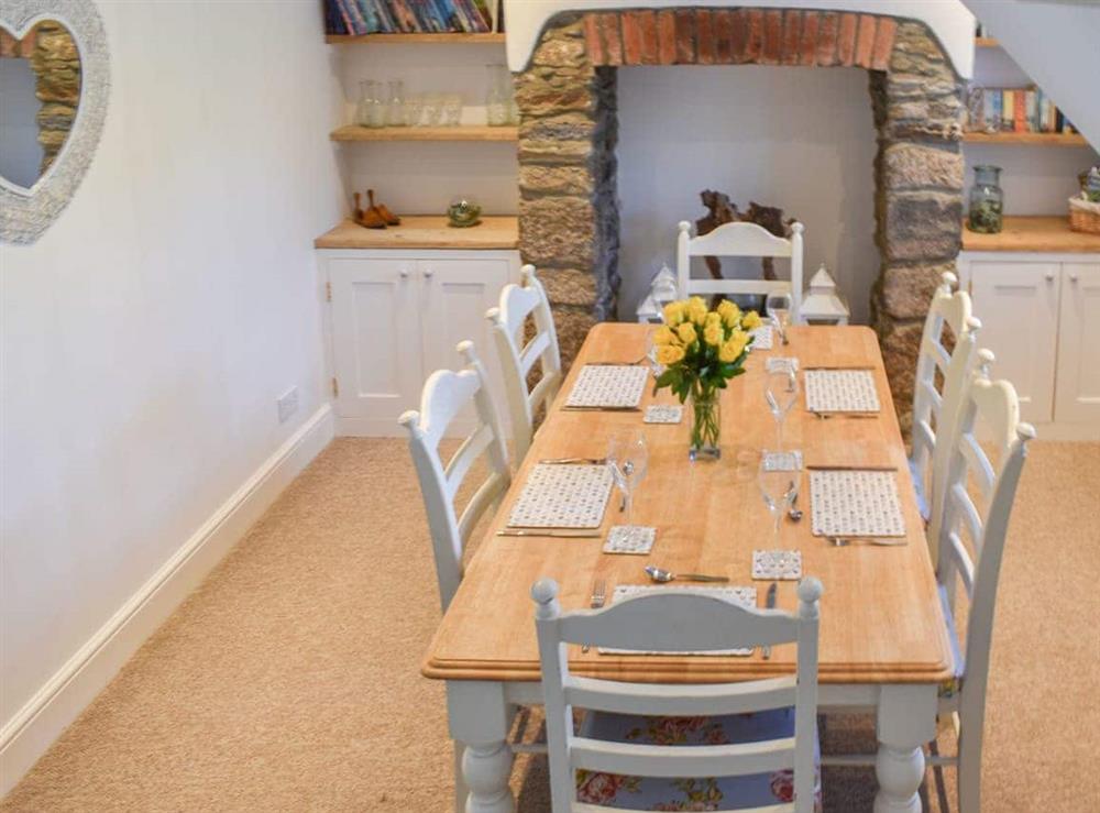 Dining room at Sea Glass Cottage in Chacewater, Cornwall