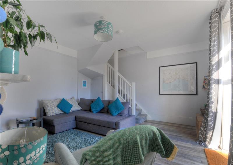 Relax in the living area at Sea Glass, Lyme Regis