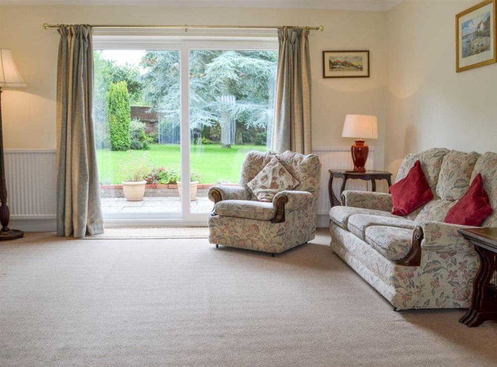 Light and airy living room at Sea Glimpse in West Runton, near Sheringham, Norfolk