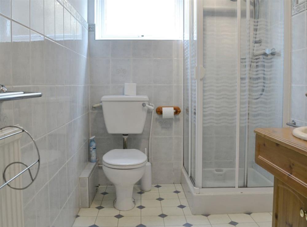 Shower room at Sea Glimpse in West Runton, near Sheringham, Norfolk
