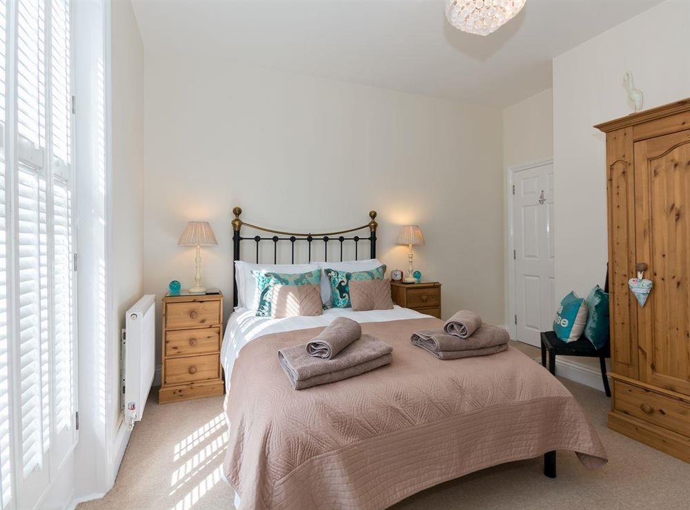 Double bedroom at Sea Glimpse in Whitby, North Yorkshire
