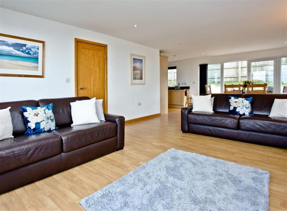 Open plan living space at Sea Glimpses in , Newquay