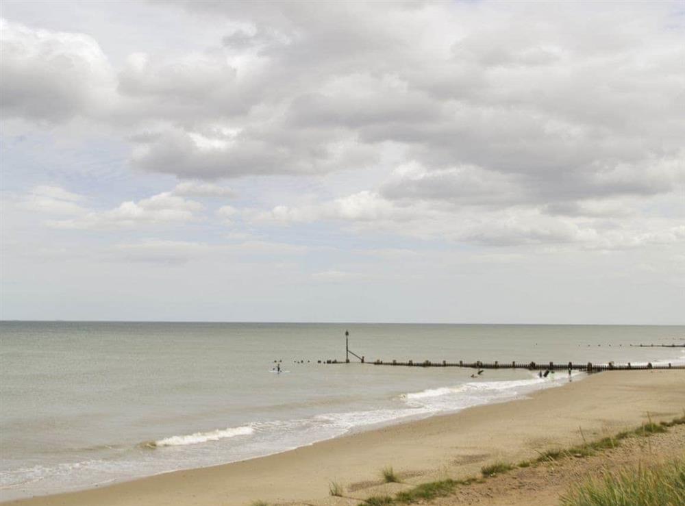 Direct access to the beach at Sea Haven in Bacton, Norfolk