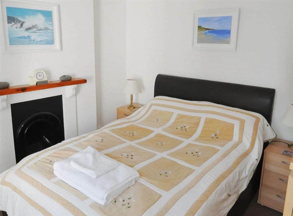 Double bedroom at Sea Haven in Gorran Haven, St Austell, Cornwall. , Great Britain