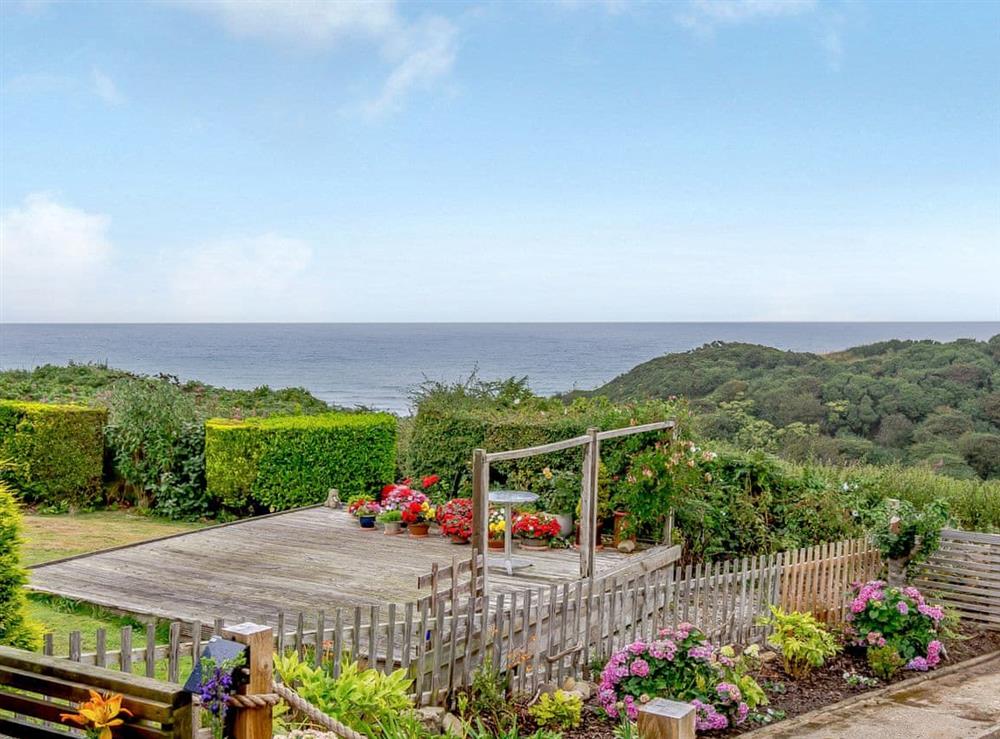 View at Sea Haven in Hunmanby Gap, near Filey, North Yorkshire