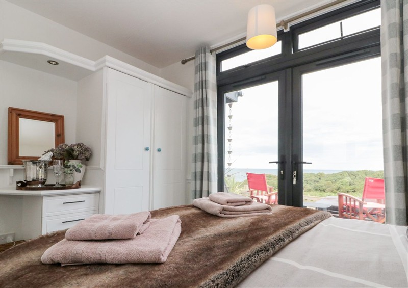 One of the bedrooms at Sea Haven, Hunmanby Gap near Primrose Valley