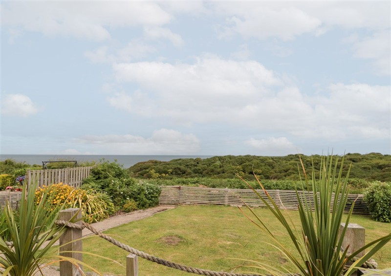 The garden in Sea Haven at Sea Haven, Hunmanby Gap near Primrose Valley