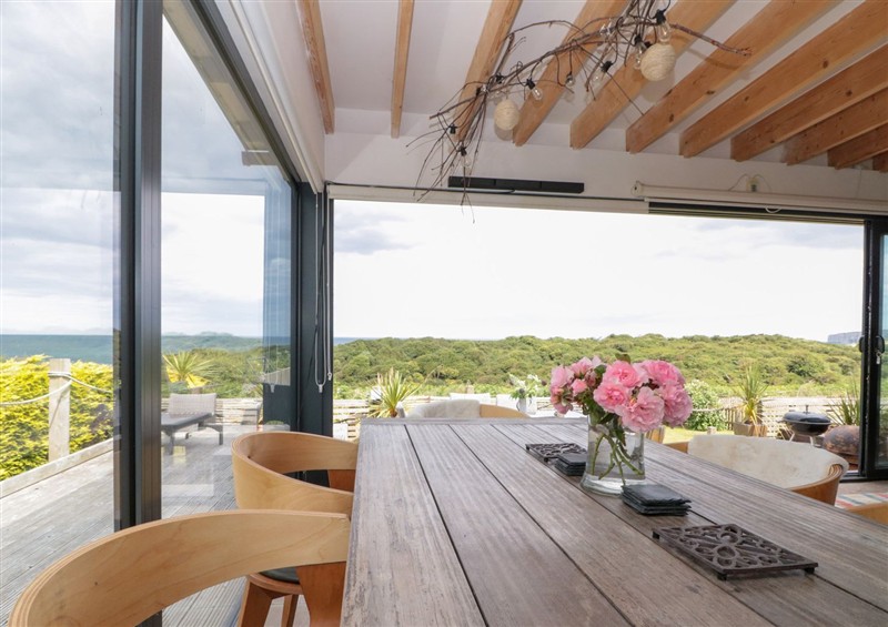 This is the dining room at Sea Haven, Hunmanby Gap near Primrose Valley