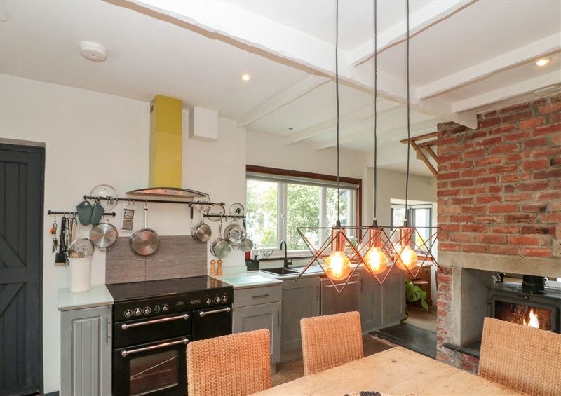 This is the kitchen at Sea Haven, Hunmanby Gap near Primrose Valley