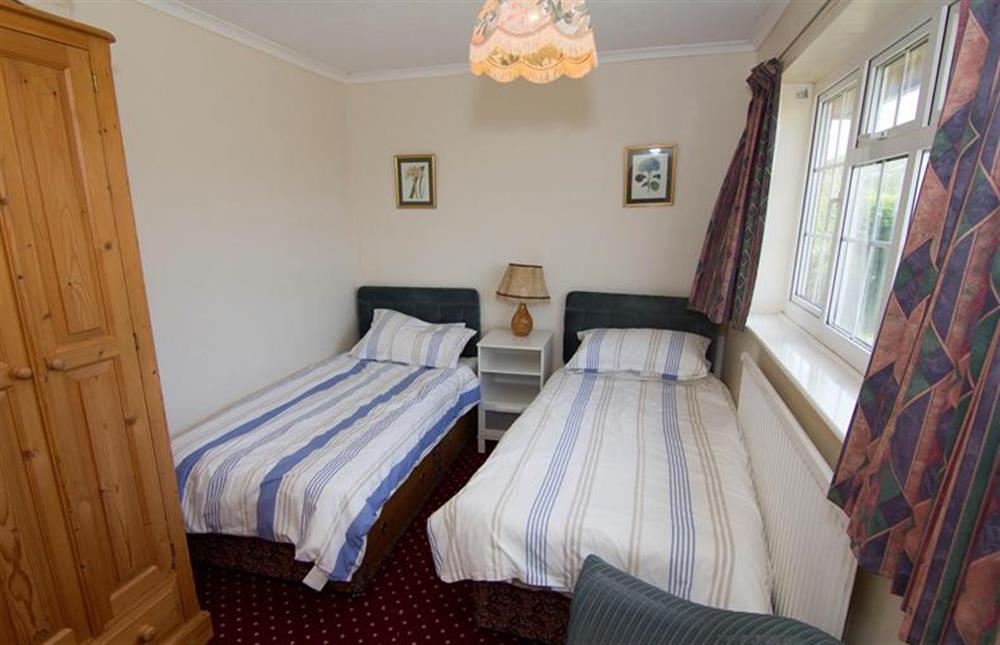 First floor: Bedroom three, twin room at Sea Holly, Brancaster Staithe near Kings Lynn