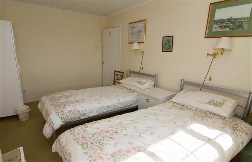 First floor: Bedroom two, twin room at Sea Holly, Brancaster Staithe near Kings Lynn