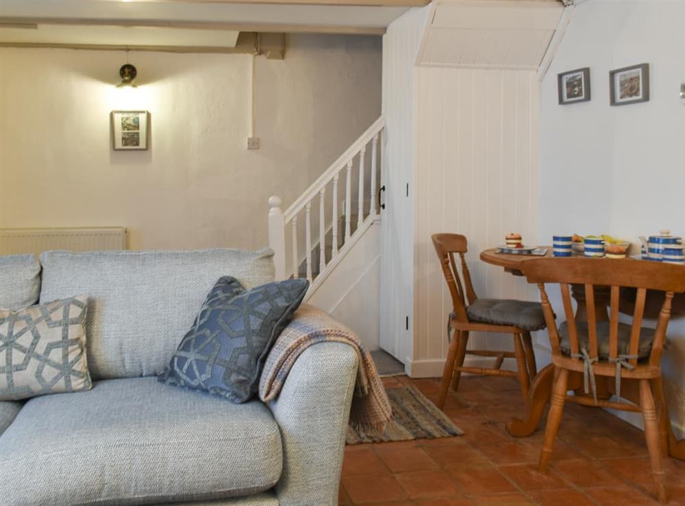 Living room/dining room at Sea Holly Cottage in Par, Cornwall