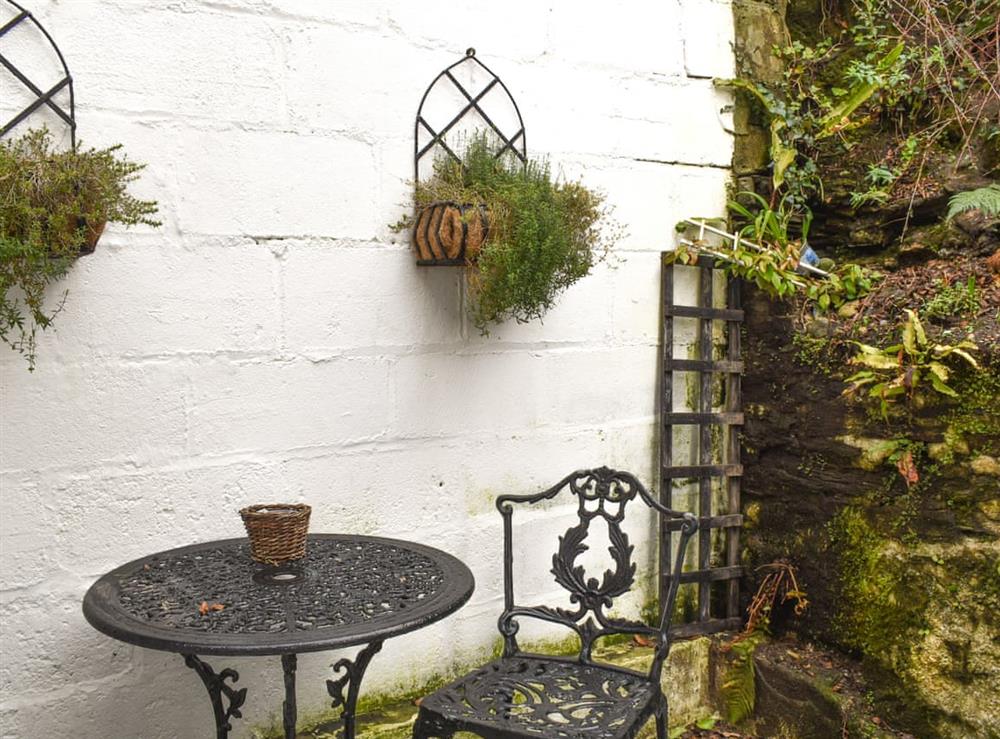 Outdoor area at Sea Holly Cottage in Par, Cornwall