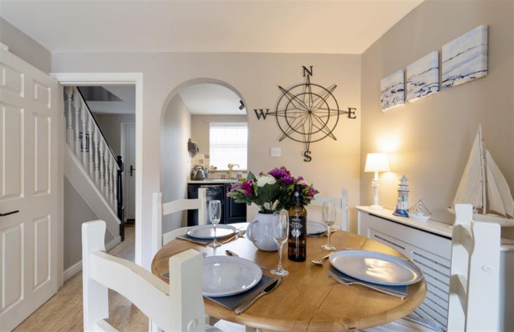 The dining area within the sitting room (photo 2) at Sea Holly Cottage, Snettisham near Kings Lynn