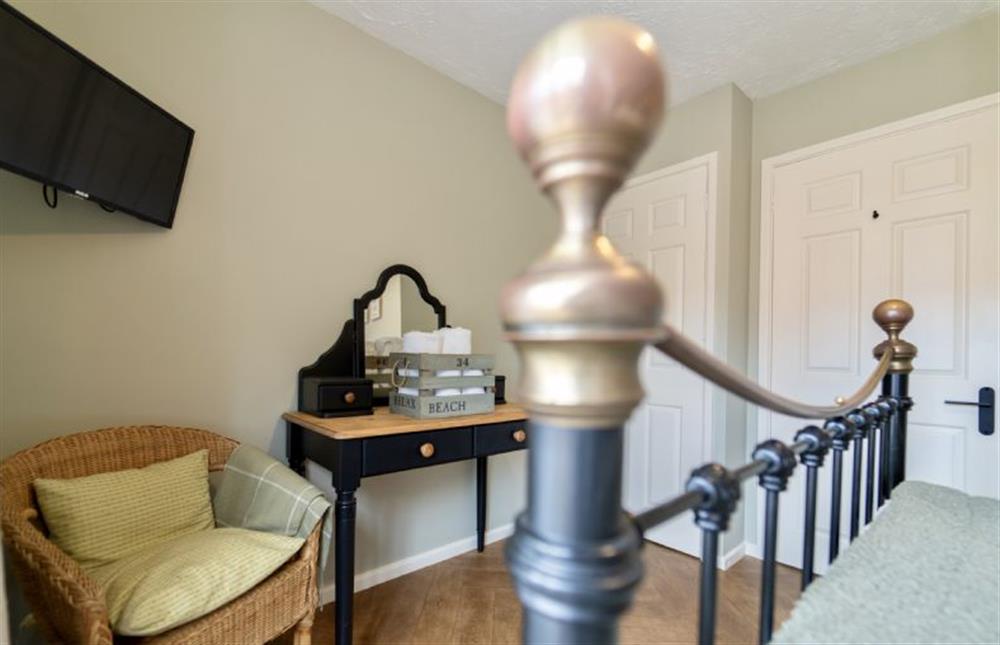 The master bedroom has a Smart television (photo 2) at Sea Holly Cottage, Snettisham near Kings Lynn