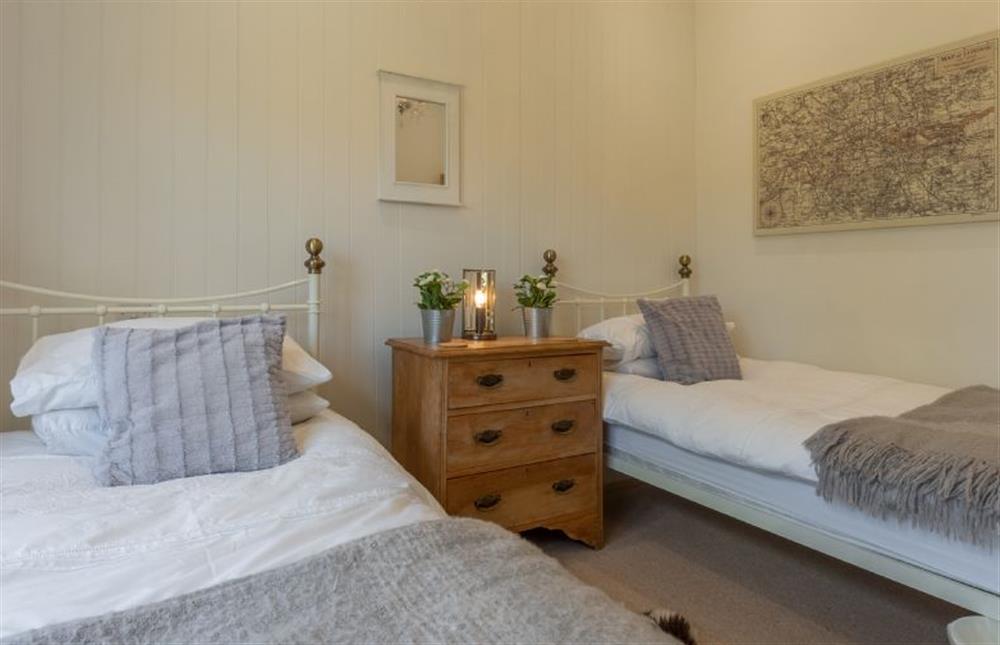 First floor: Bedroom three, twin single beds (photo 2) at Sea Holly Cottage, Thornham near Hunstanton