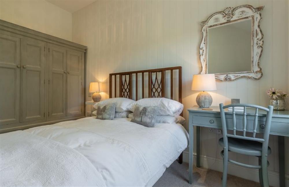 First floor: Bedroom two, double bed (photo 2) at Sea Holly Cottage, Thornham near Hunstanton