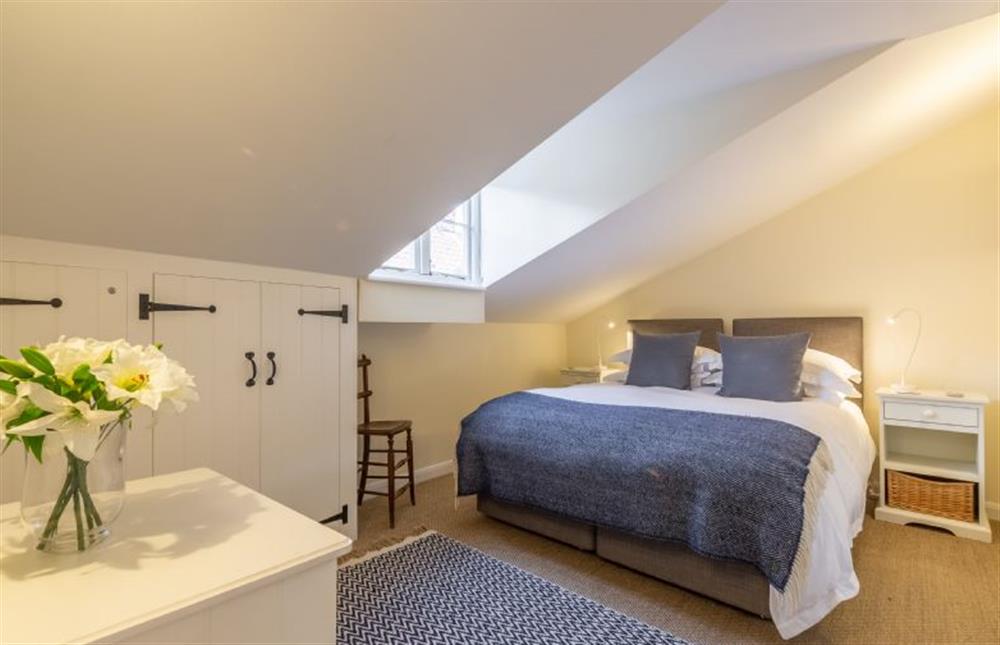 First floor: Bedroom two at Sea Holly House, Blakeney near Holt