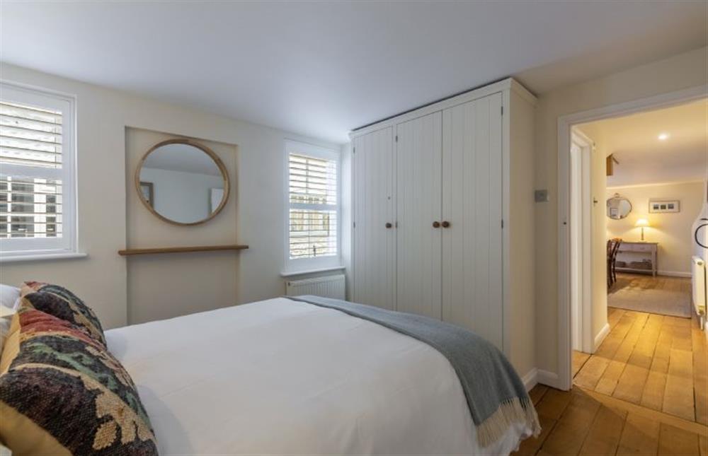 Ground floor: Bedroom three, looking back to the hall at Sea Holly House, Blakeney near Holt