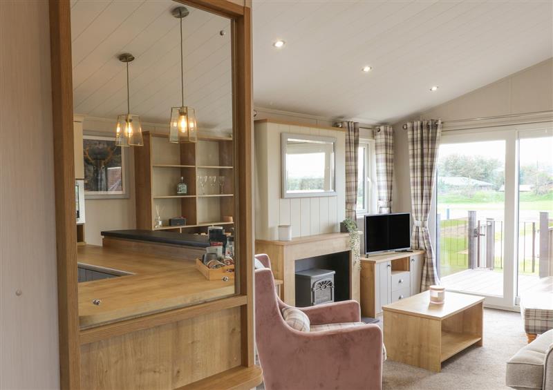 This is the living room at Sea Holly Lodge, Runswick Bay