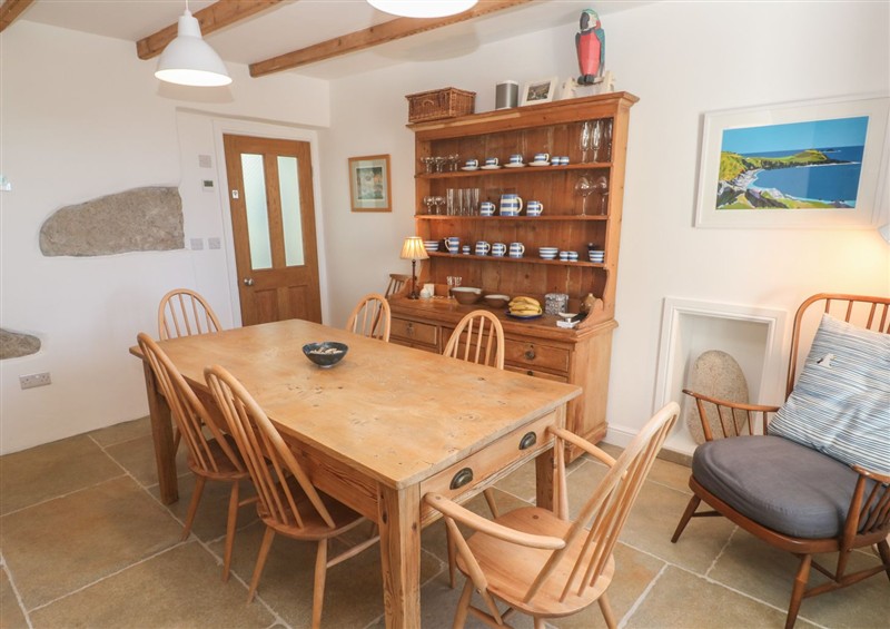 Dining room at Sea Holly, St Just