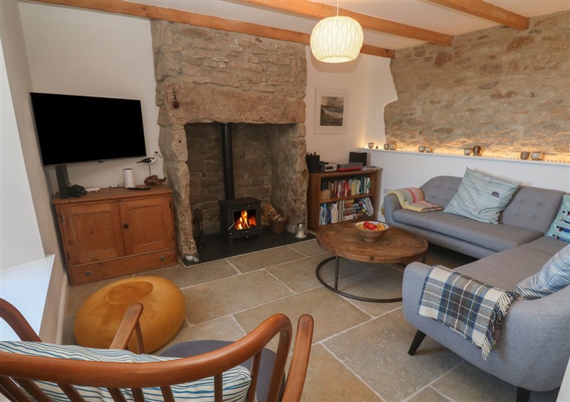 Relax in the living area at Sea Holly, St Just