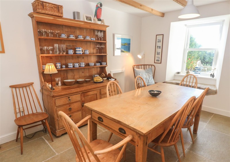The dining area at Sea Holly, St Just