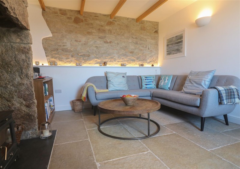 The living room at Sea Holly, St Just