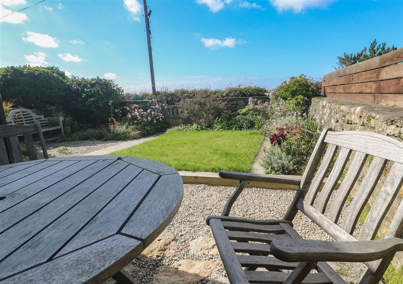 The patio in Sea Holly at Sea Holly, St Just