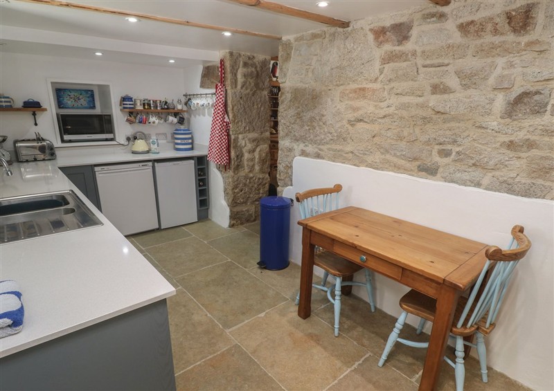 This is the kitchen at Sea Holly, St Just