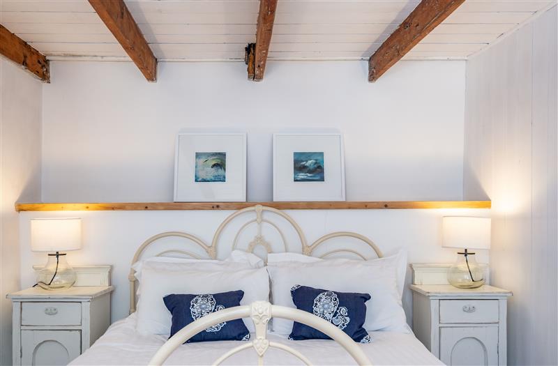 One of the 3 bedrooms at Sea Horses, Port Isaac