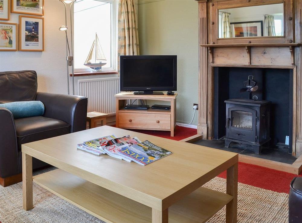 Cosy and comfortable living room at Sea La Vie in Mundesley, near North Walsham, Norfolk
