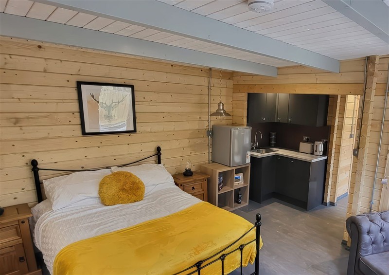 One of the bedrooms at Sea La Vie, Perranporth