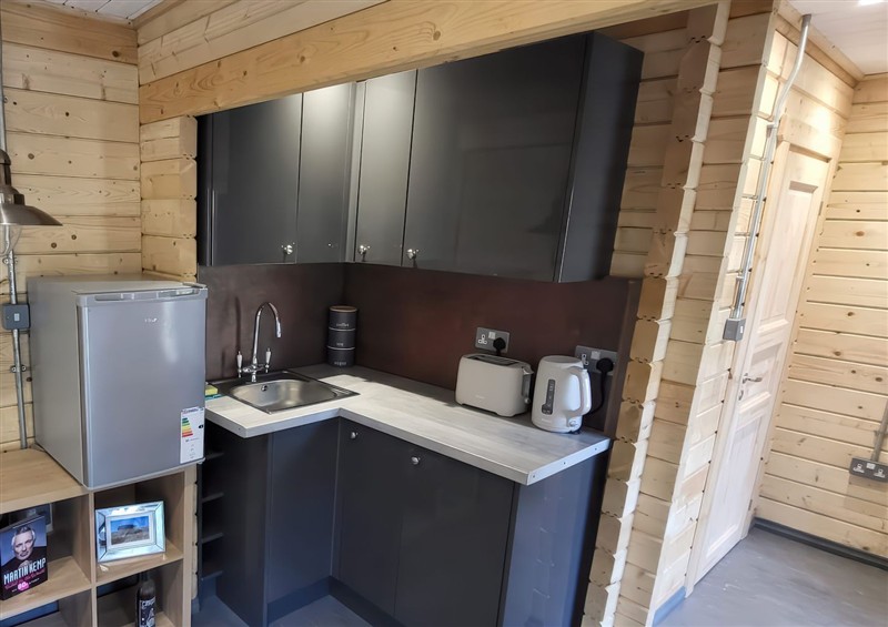 This is the kitchen at Sea La Vie, Perranporth