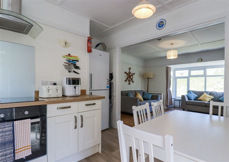 Kitchen at Sea Ledge, Trebarwith Strand near Tintagel