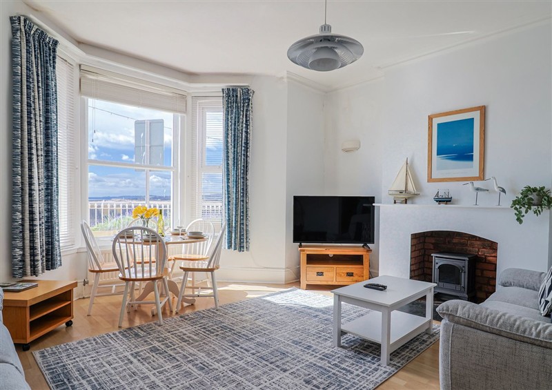 The living area at Sea Lovers, Exmouth