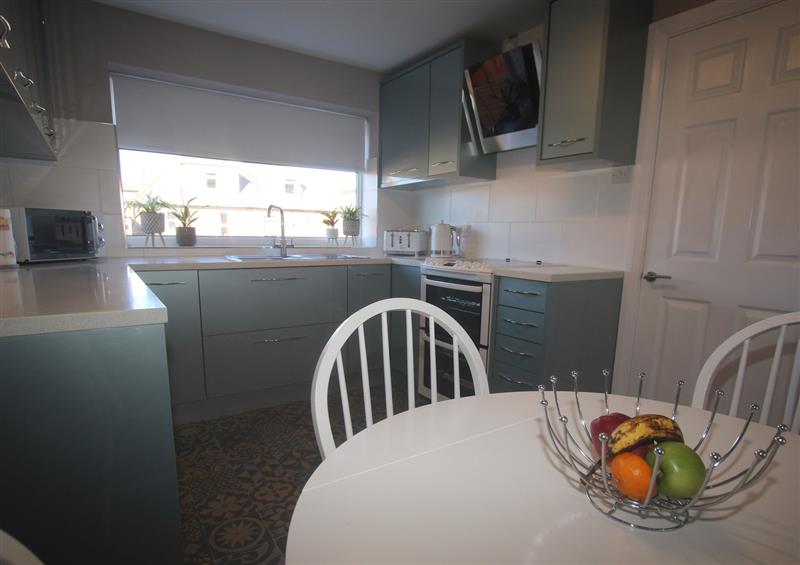This is the kitchen at Sea Mews, Bridlington