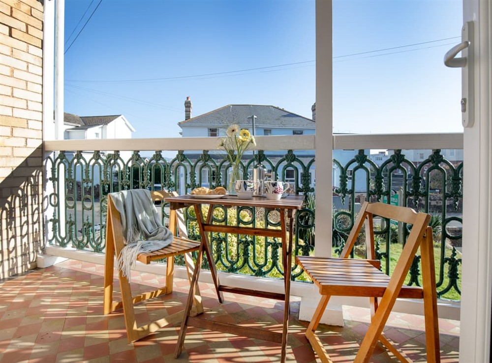 Balcony at Sea Peeps in Paignton, Devon