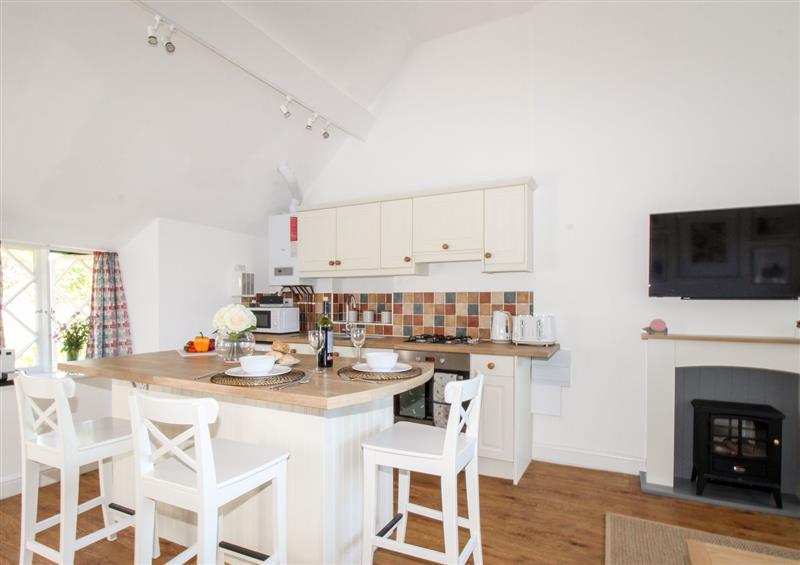 This is the kitchen at Sea Pink Cottage, Langton Matravers