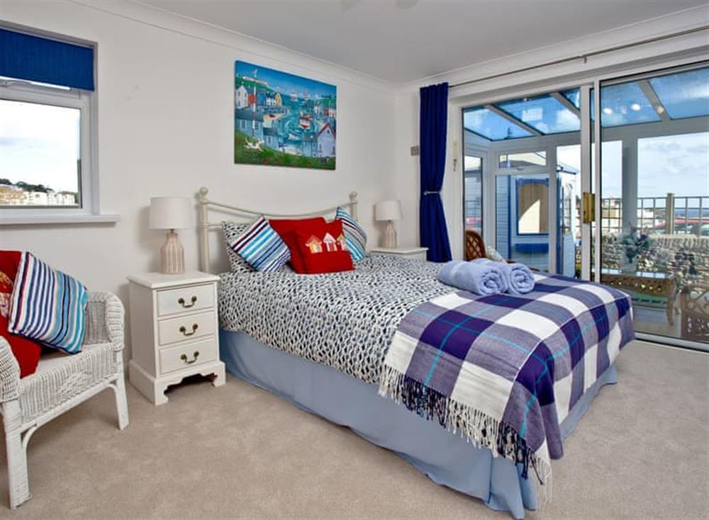 Double bedroom at Sea Salt Lodge in , Torquay