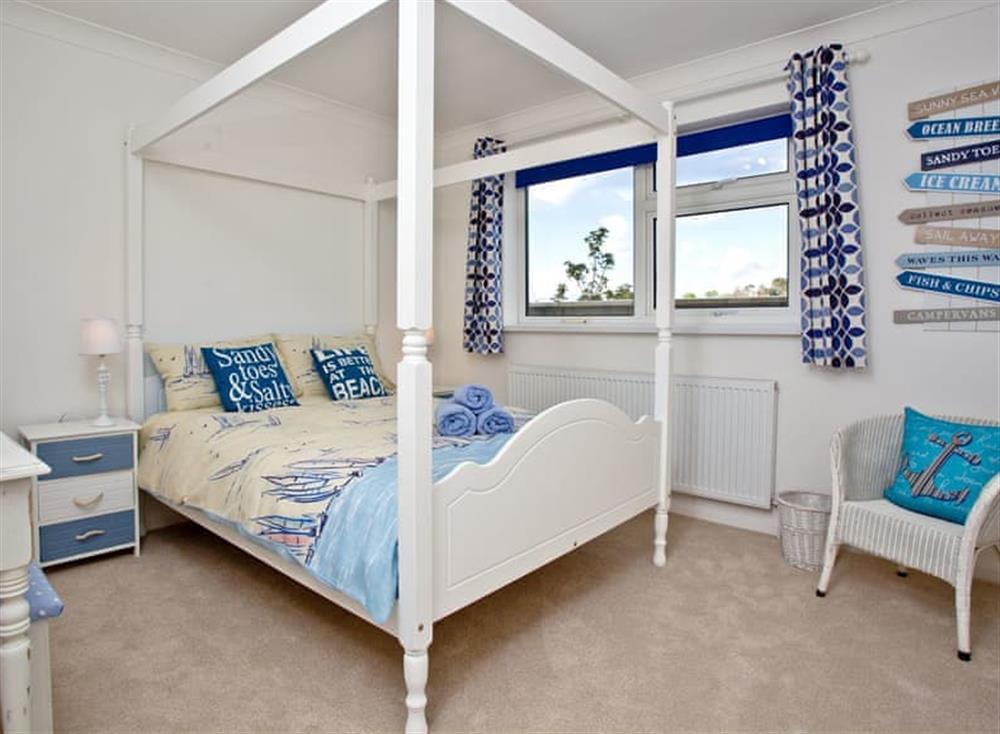 Four Poster bedroom at Sea Salt Lodge in , Torquay