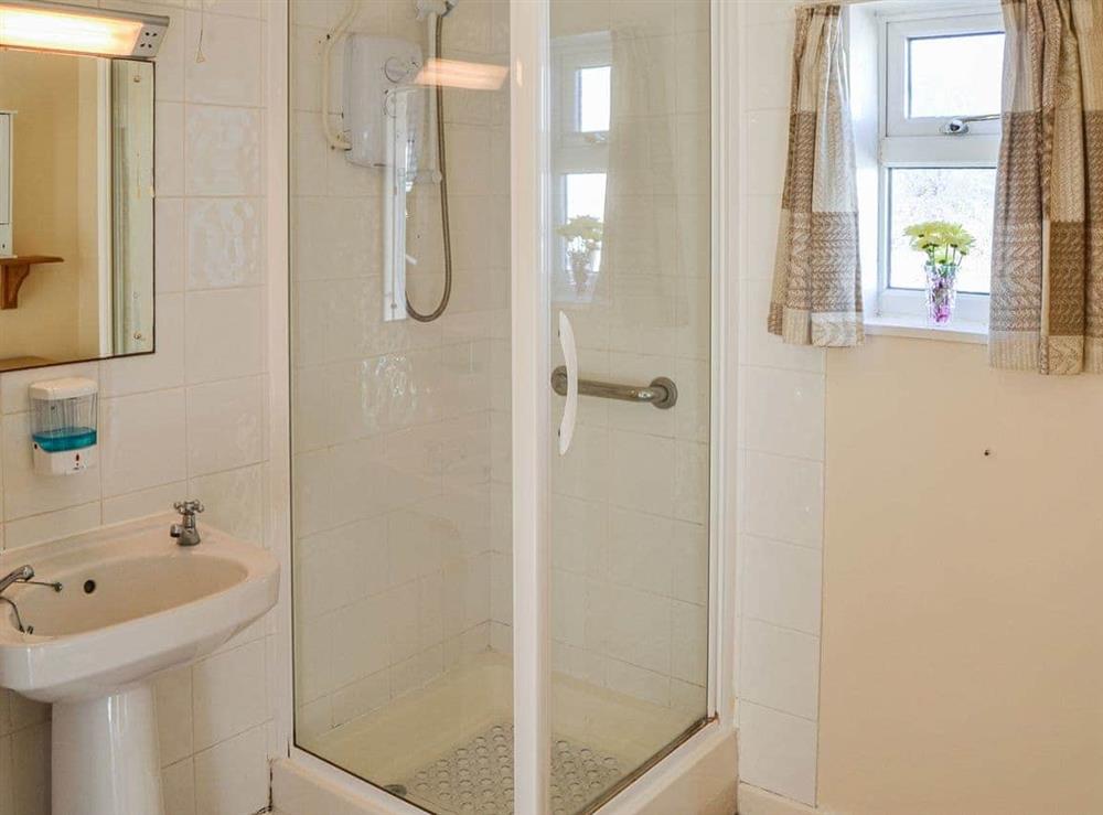 Shower room at Sea-Scape in Bacton, Norfolk