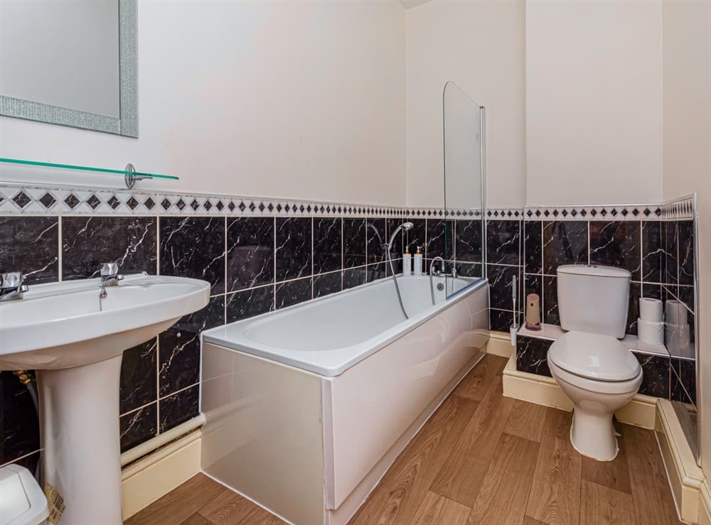 Bathroom at Sea Shore Flat in Llandudno, Gwynedd