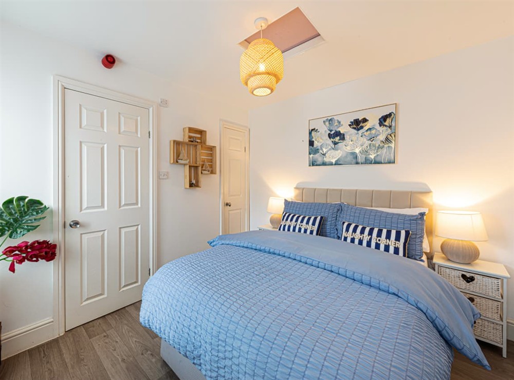 Double bedroom at Sea Shore Flat in Llandudno, Gwynedd