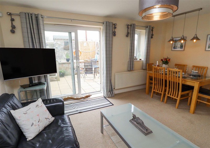 The living room at Sea Shore, Seahouses