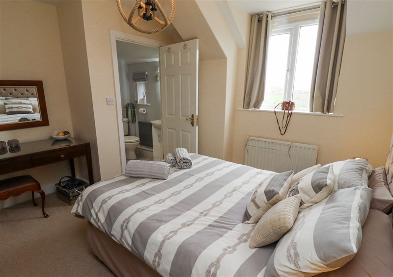 This is a bedroom at Sea Shore, Seahouses